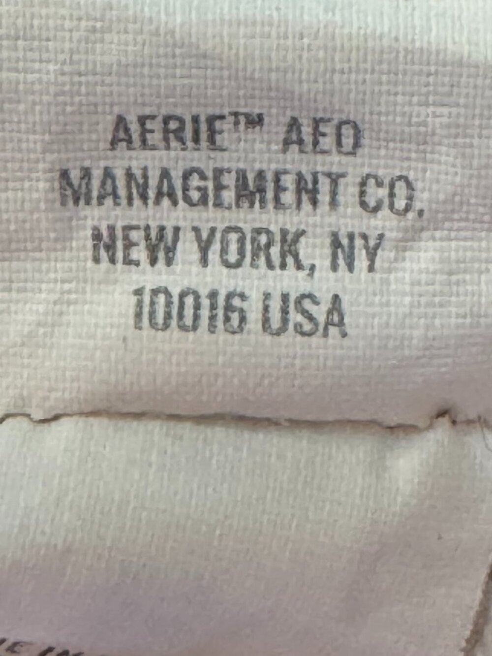 Aerie Thermal Waffle Knit Quarter Zip Side Pockets Ivory Oversize Women's Medium - Picture 6 of 8